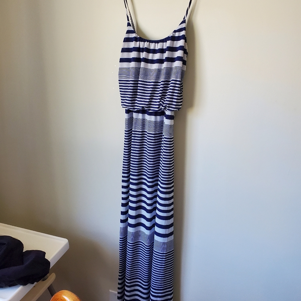 Striped maxi dress
